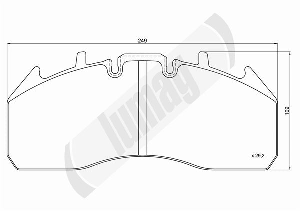 Volvo B9 Front Pads